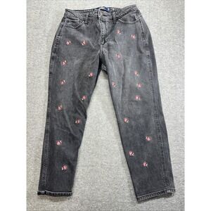 Hollister women's curvy high-rise Mom Jean 7S W28 L25